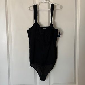 A&F black bodysuit size M